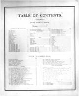 Table of Contents, Bond County 1875 Microfilm